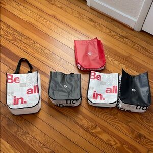 Lululemon Reusable Tote Bags Set